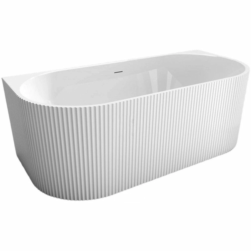 Пристенная овальная акриловая ванна Belbagno 170x80, BB713-1700-800