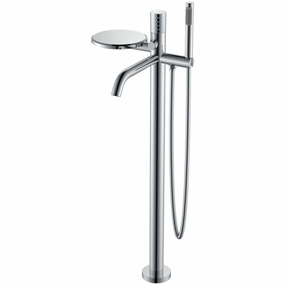 Напольный смеситель для ванны Boheme Stick Diamond Chrome, 129-CRCR