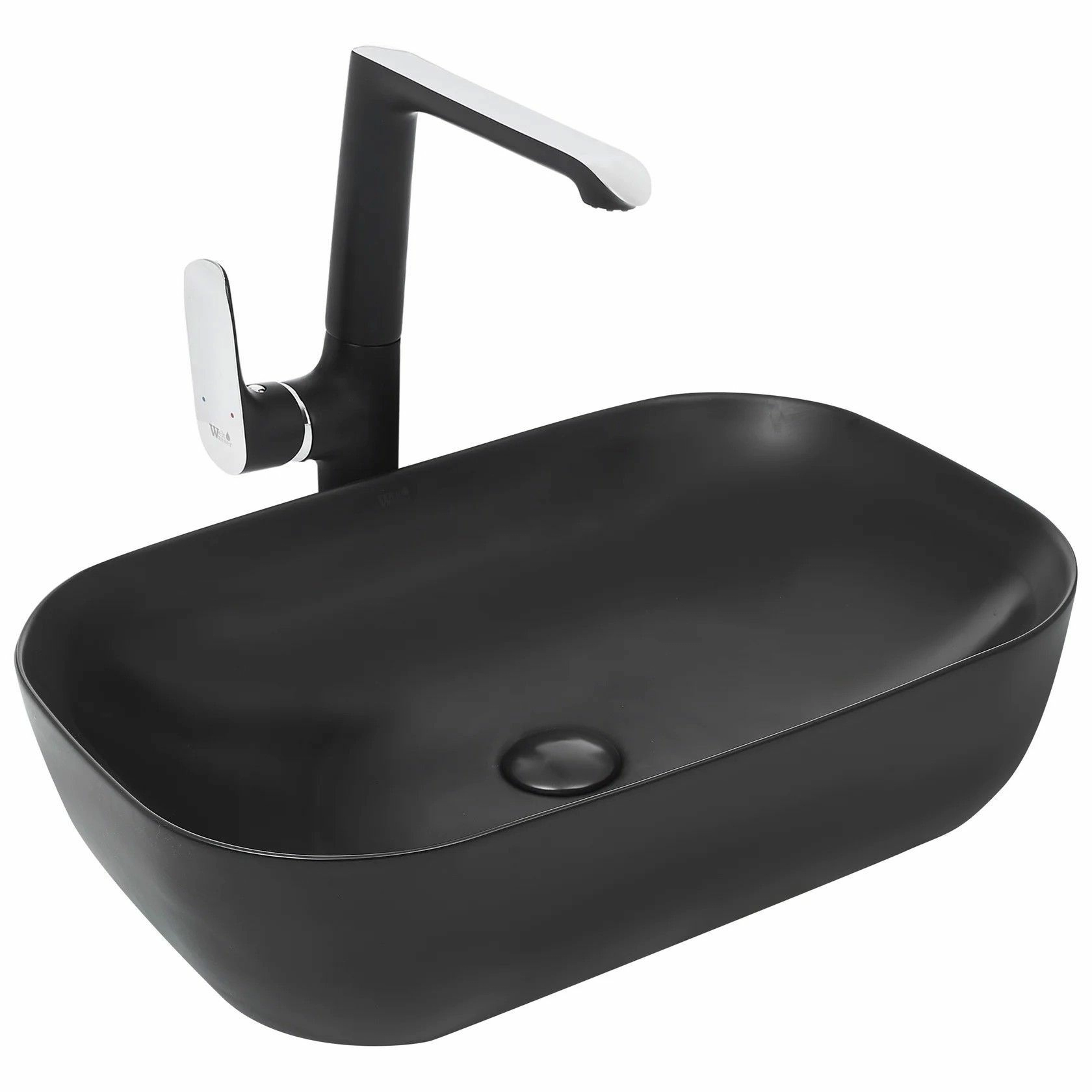 Раковина накладная WeltWasser 61x40, WW ELBACH 2143P MB