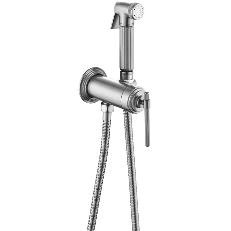 Смеситель гигиенический Boheme Eterna Nikel Brush, 177-NB