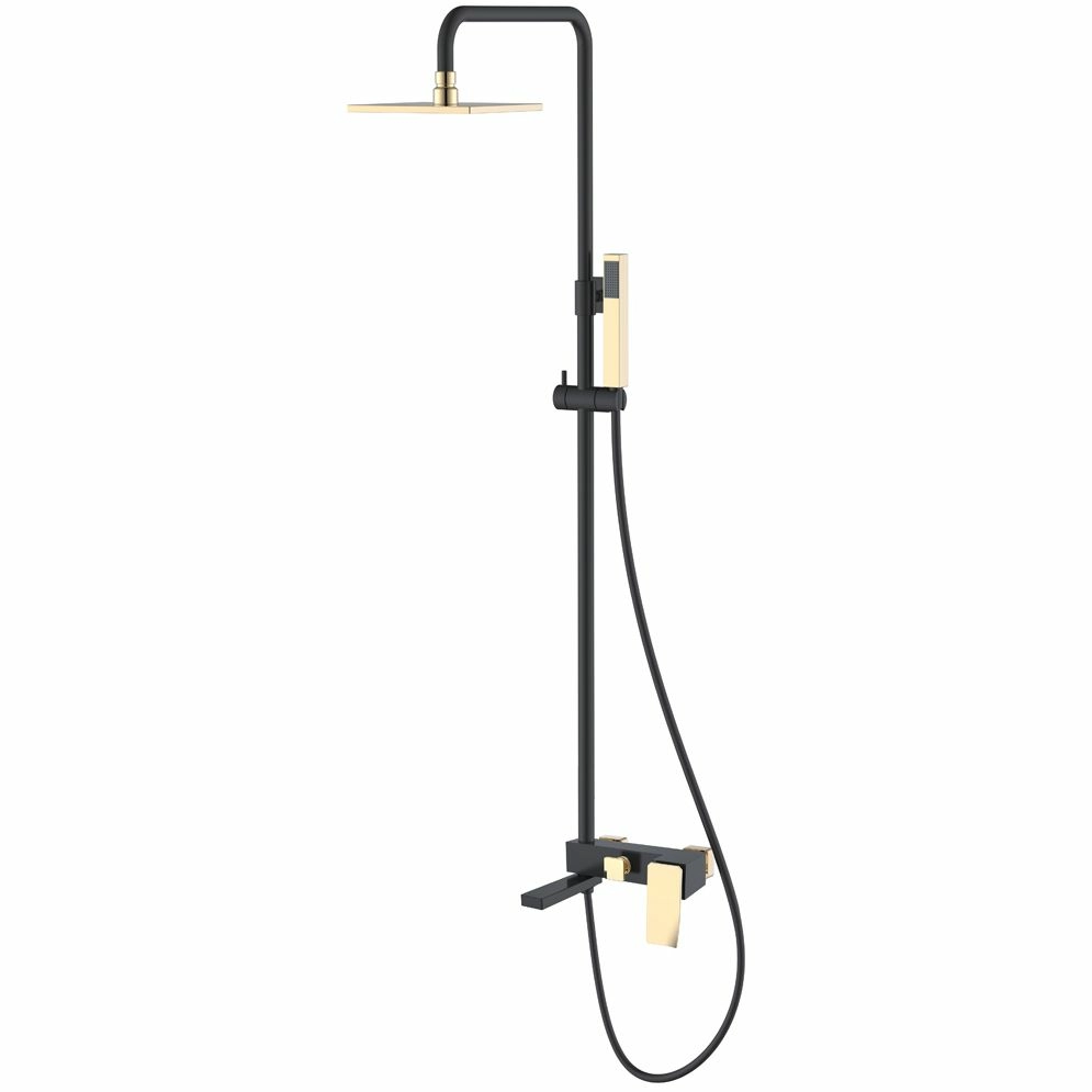 Стойка для душа Boheme Q2 Black/Gold, 148-BG.2