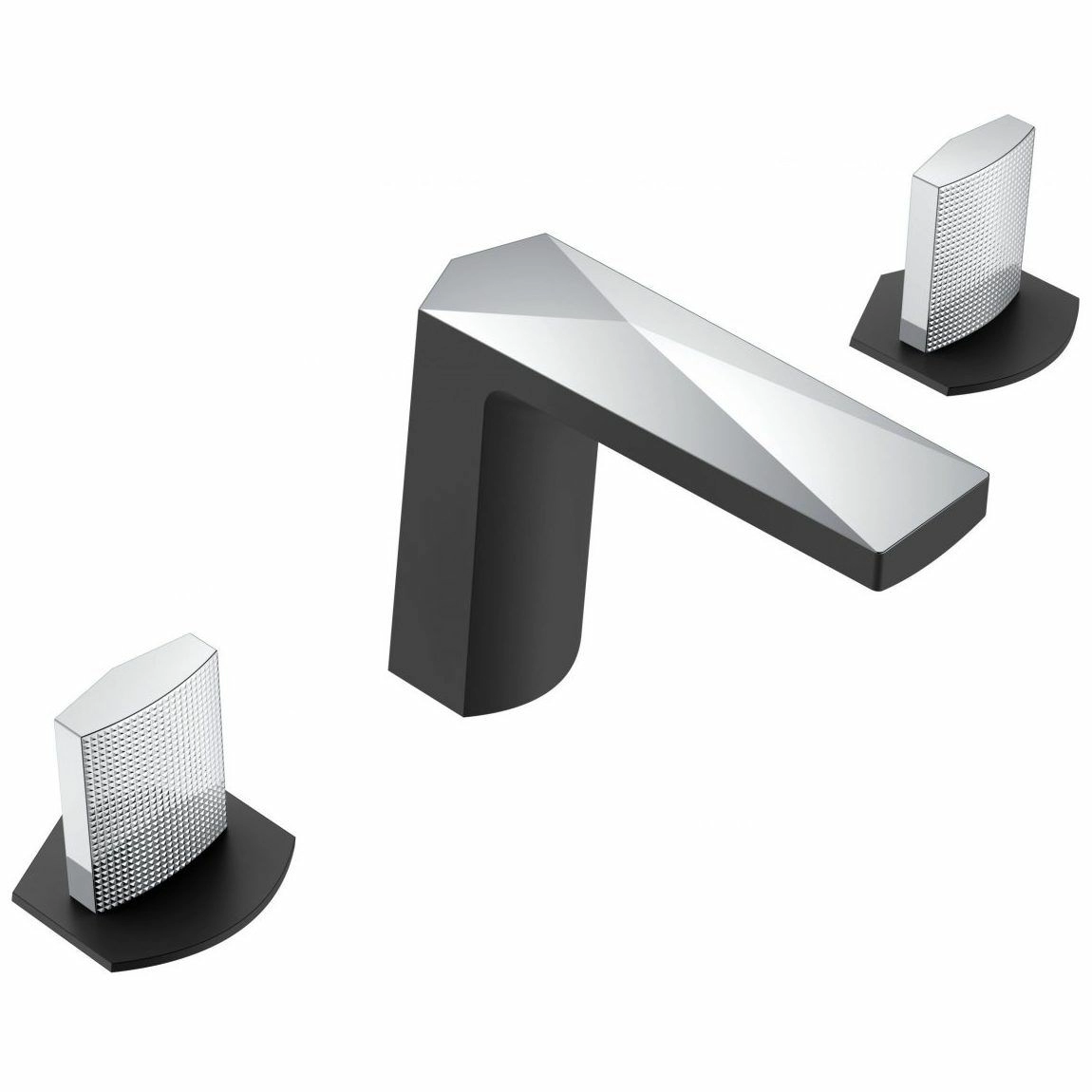 Смеситель врезной Boheme Venturo Touch Black/Chrome, 150-BCR-TOUCH