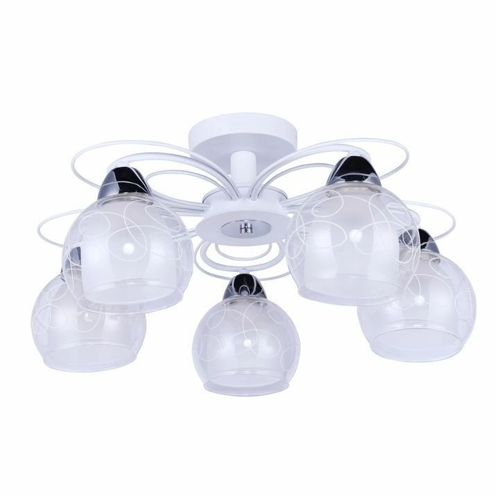Потолочная люстра Arte Lamp Sansa, A7585PL-5WH