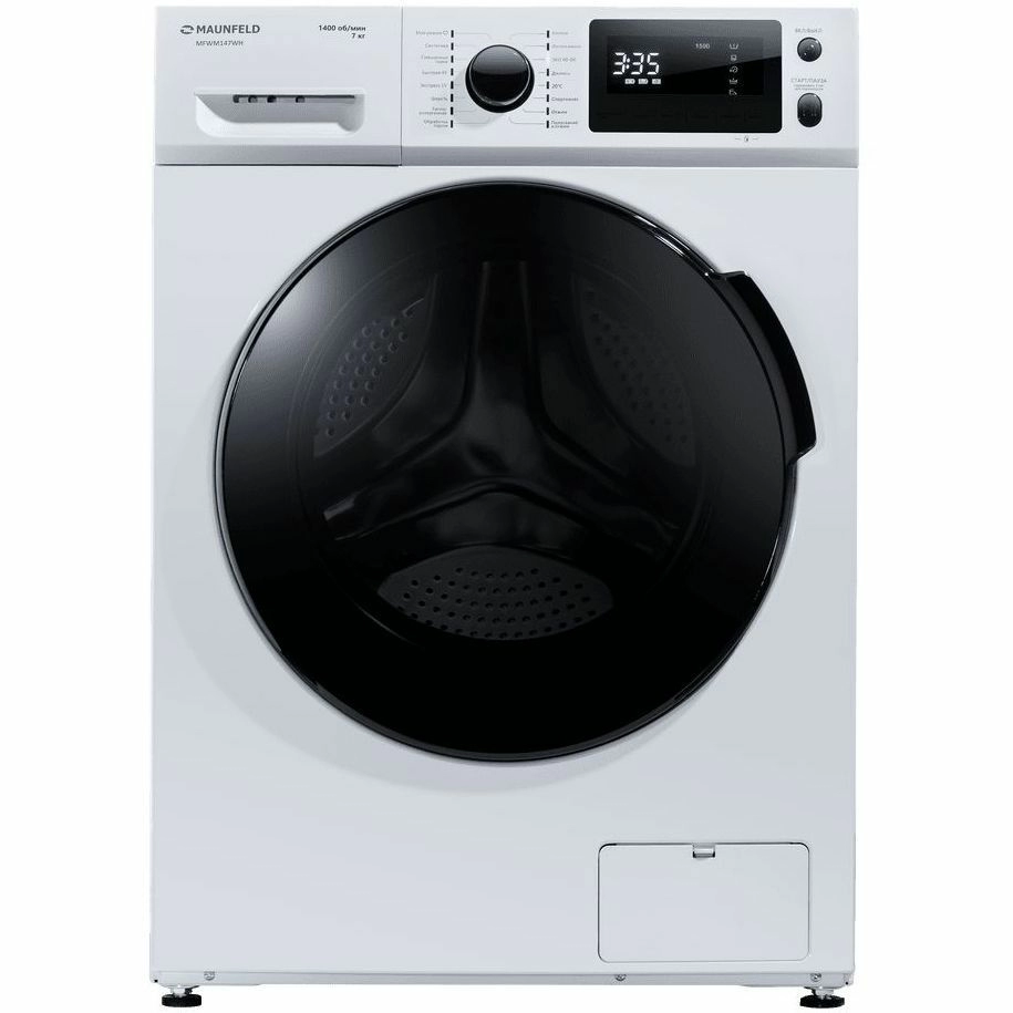 Стиральная машина с инвертором и паром Maunfeld MFWM147WH