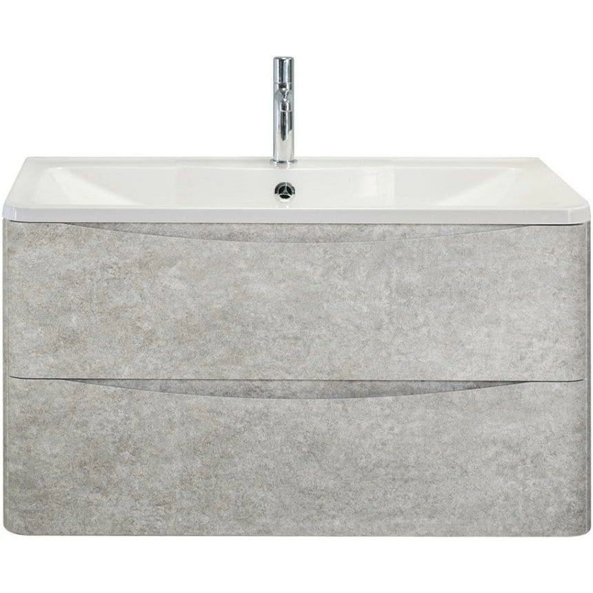 База под раковину подвесная BelBagno Acqua 80/90/100 Cemento Verona Grigio