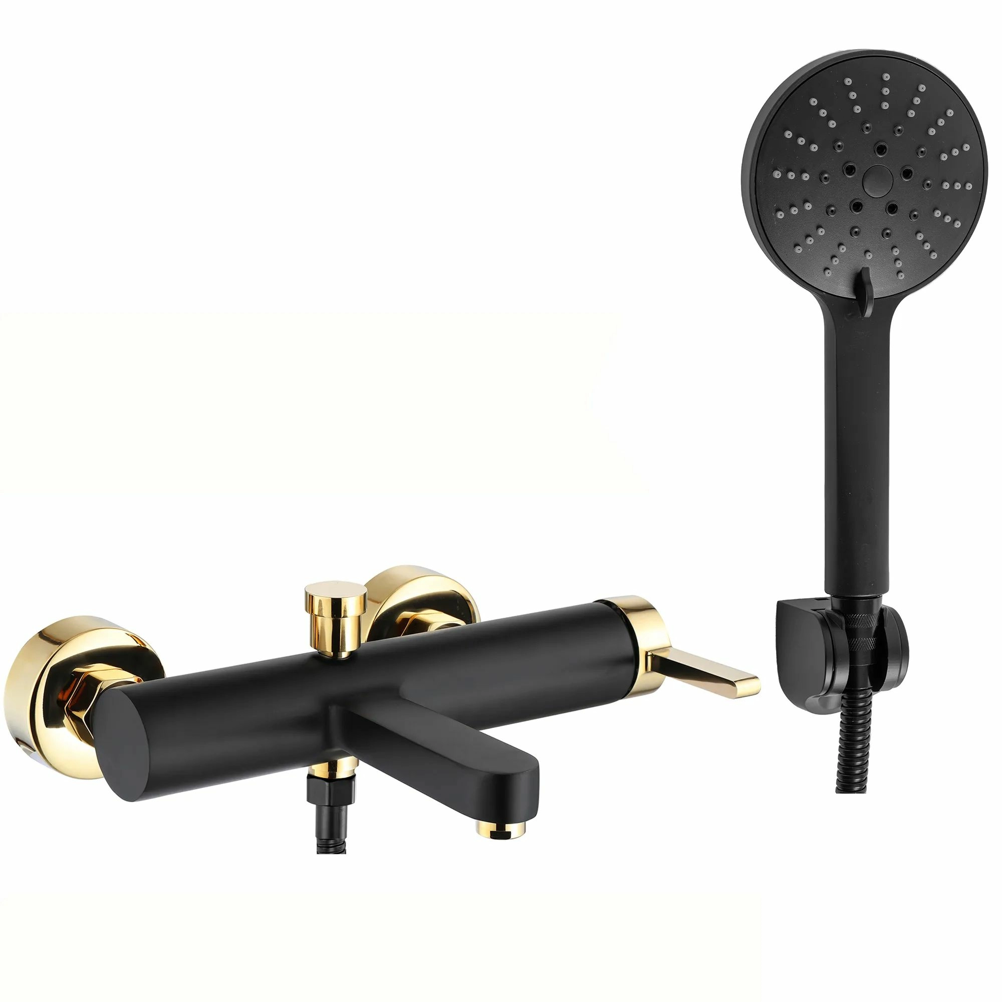 Смеситель для ванны Rea Polo Black/Gold, REA-B9979