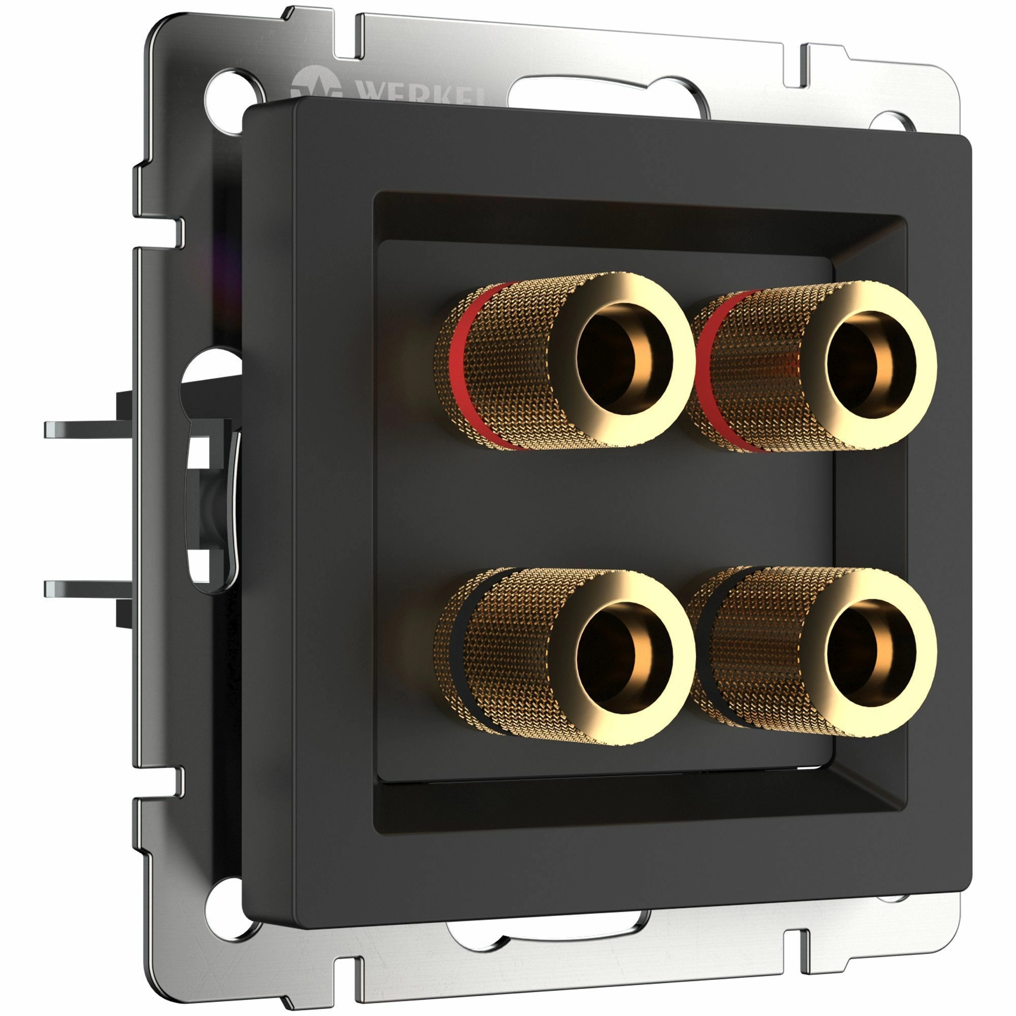 Акустическая розетка Werkel W1185008 (черный матовый)