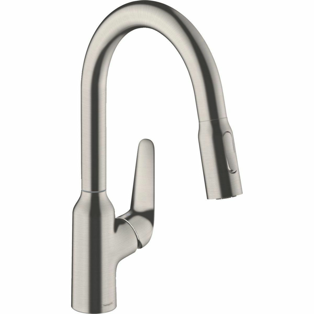 Кухонный смеситель Hansgrohe Focus M42-180 с душем 2jet, 71801800