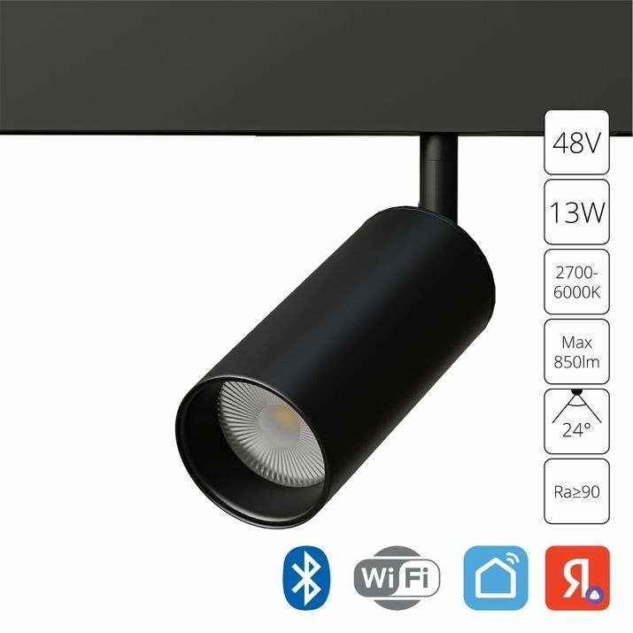 Магнитный трековый светильник Arte Lamp Linea, A4691PL-1BK