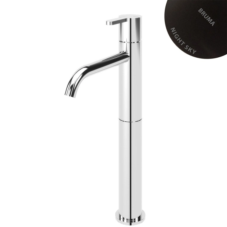 Смеситель для раковины высокий Bruma Leaf 167 002 0NS Night Sky, 1670020NS