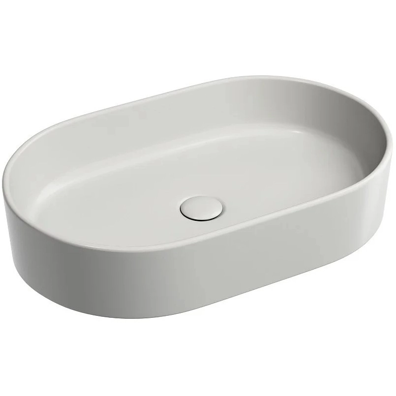 Умывальник чаша накладная овальная CeramicaNova Element 60.8x38.5, CN6048MSG