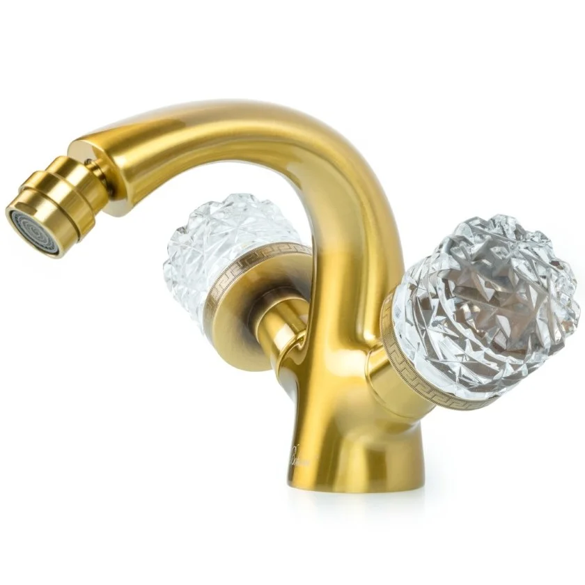 Смеситель для биде Boheme Crystal Bronze, 316