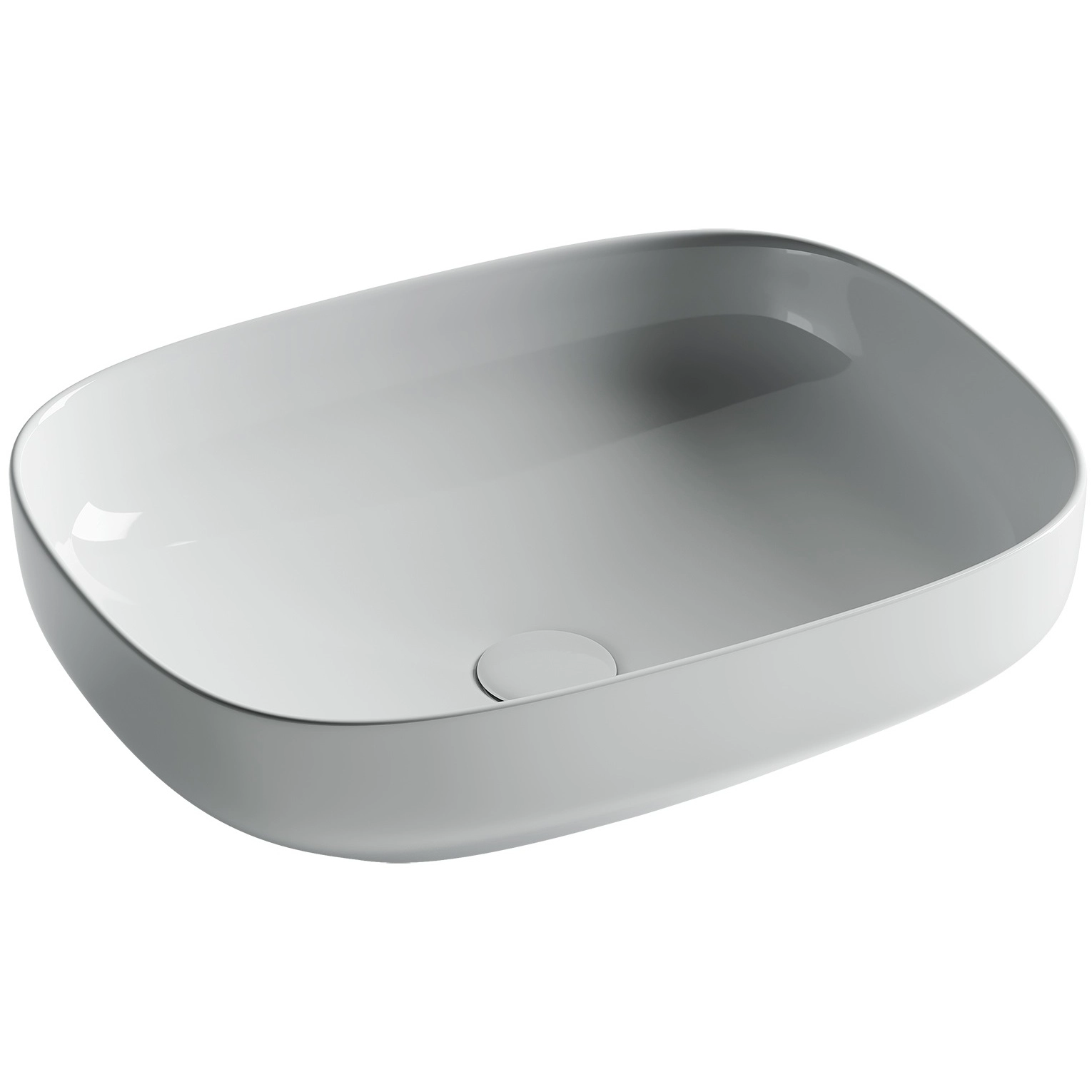 Умывальник чаша накладная прямоугольная CeramicaNova Element 50x38, CN5031