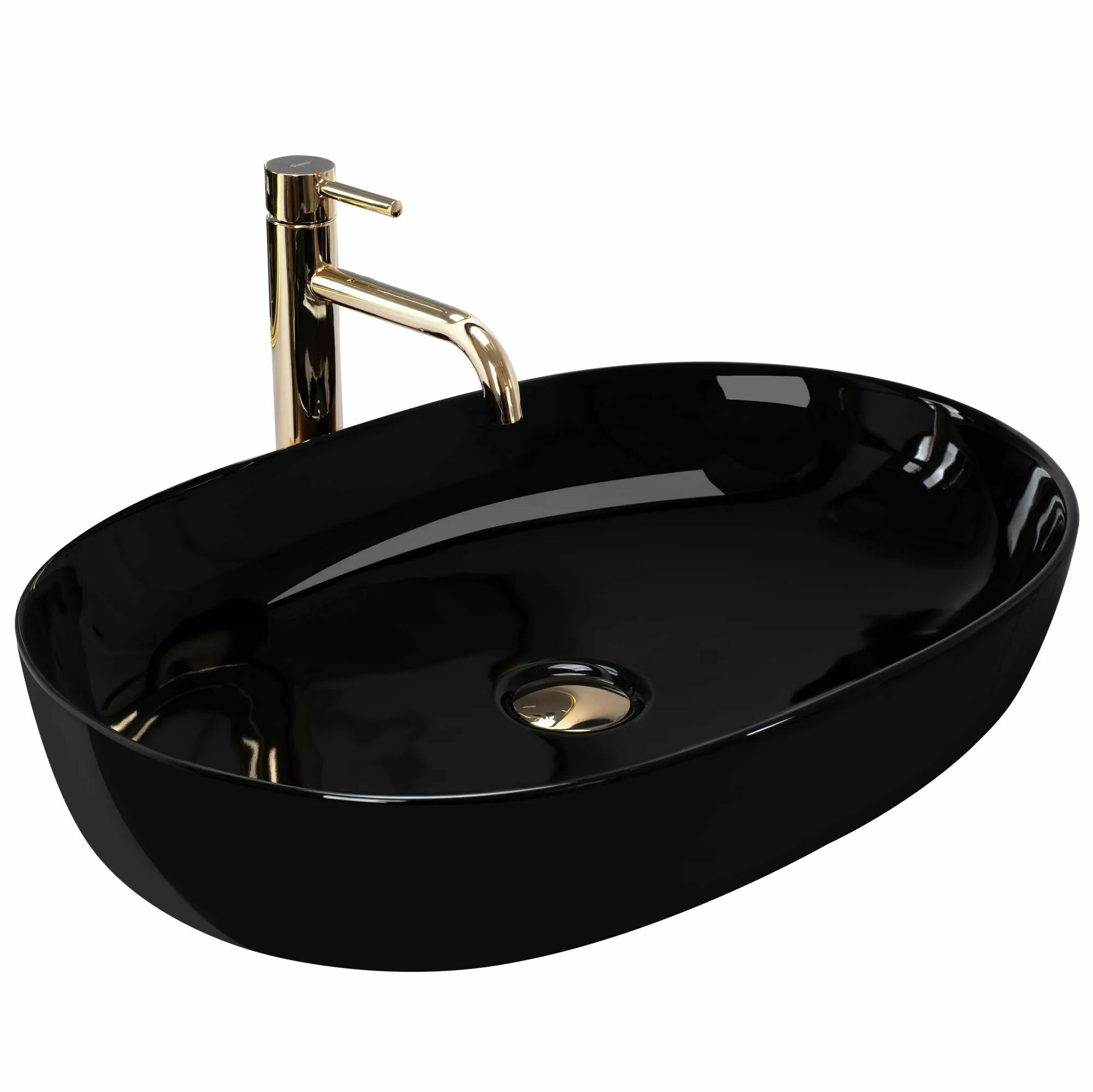 Умывальник Rea Cleo Black 60.5x41, REA-U6757