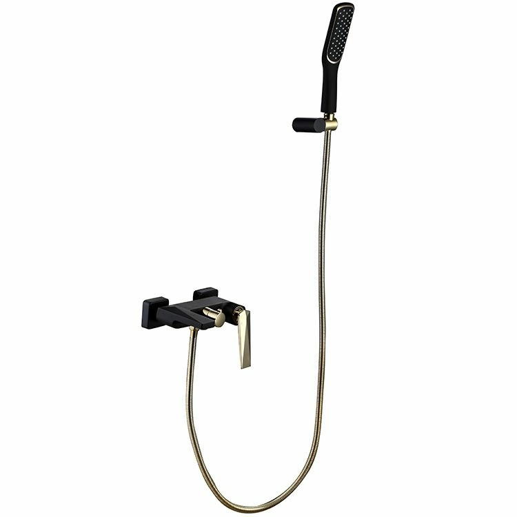Смеситель для ванны Boheme Venturo Black/Gold, 383-B