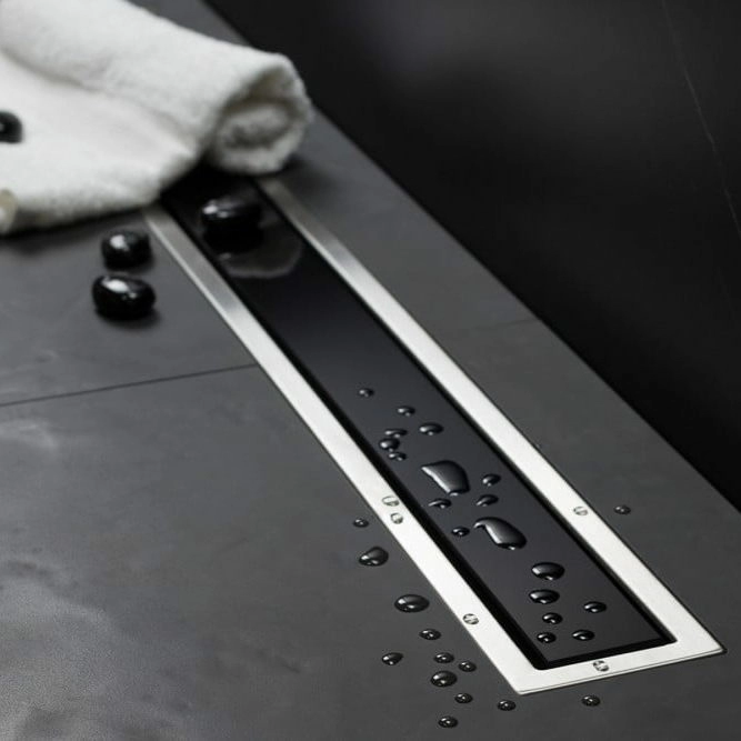 Душевой лоток Pestan Confluo Premium Line Black Glass