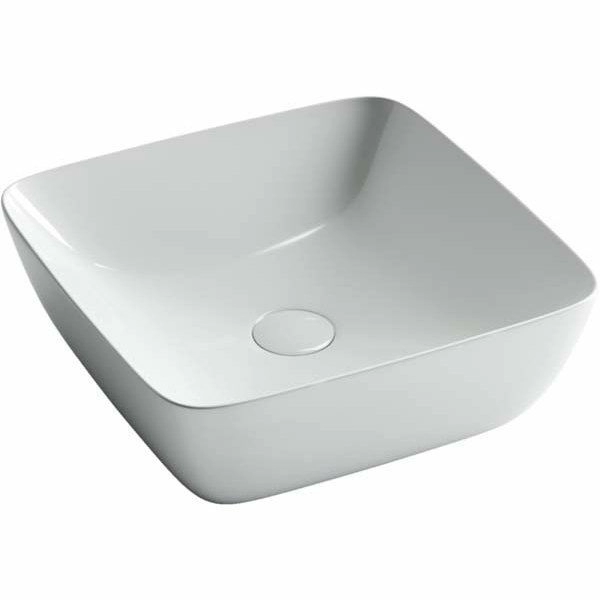 Умывальник чаша накладная квадратная CeramicaNova Form 42x42, CN2002