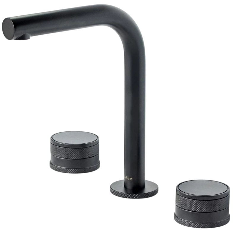 Смеситель на столешницу на 3 отверстия Boheme Prestige Black, 152-B-PR