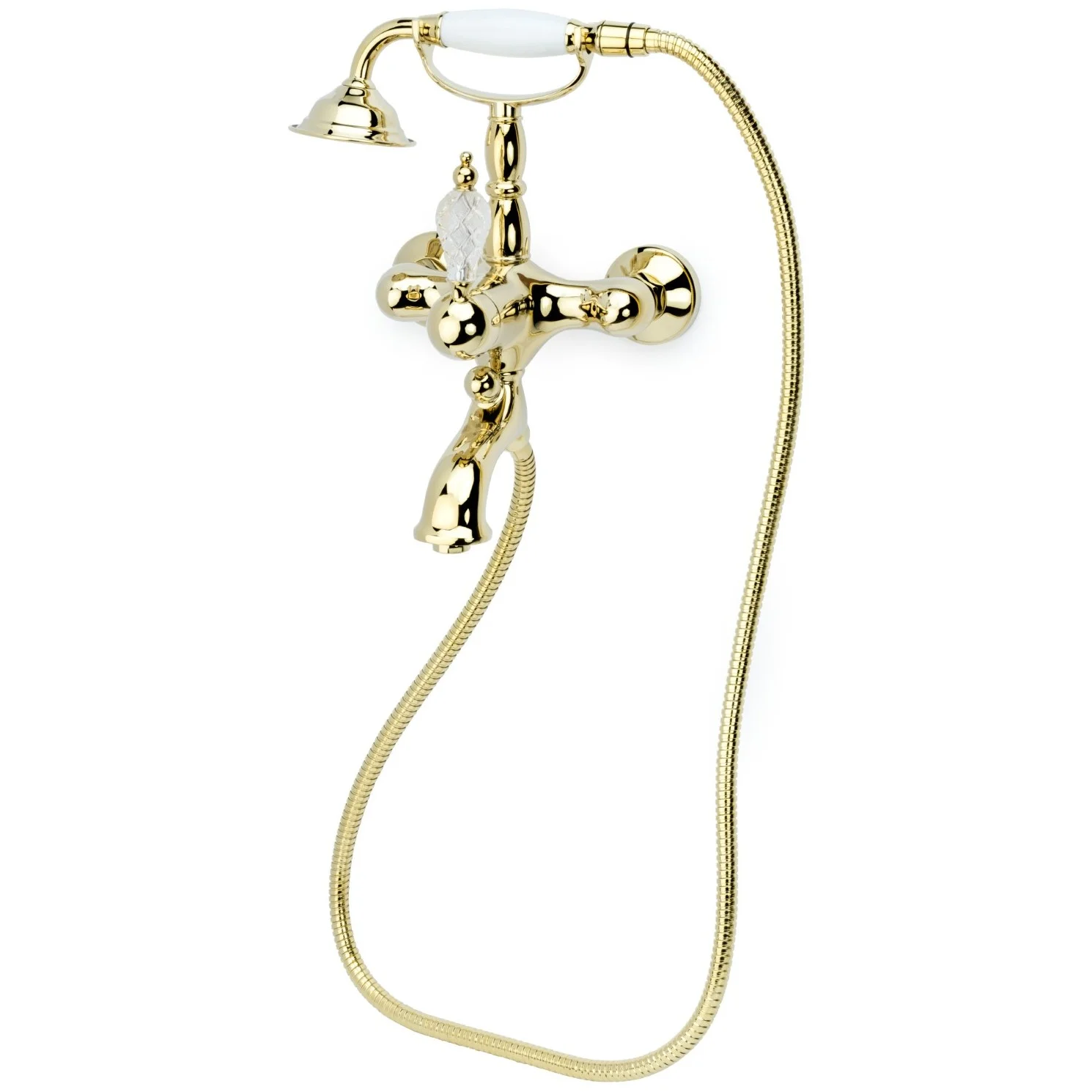 Смеситель для ванны Boheme Crystal Gold, 283