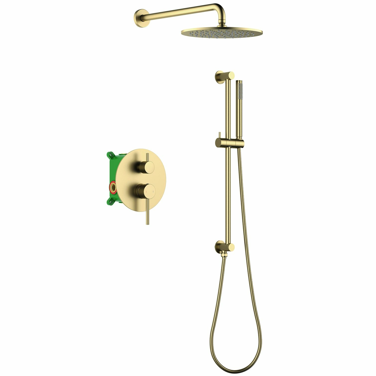 Душевая система встроенная Timo Saona Brushed Gold, SX-2309/17SM