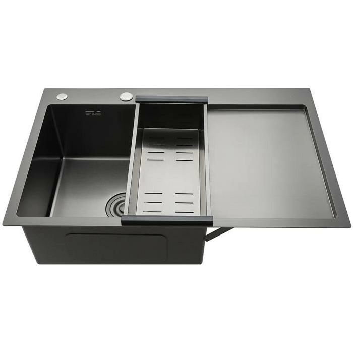 Кухонная мойка с коландером Gappo 78x50, GS7850-6