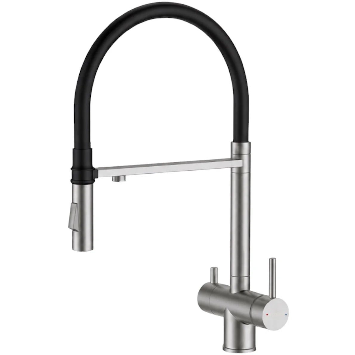 Смеситель для кухонной мойки Roxen Santi, 500504NB-B