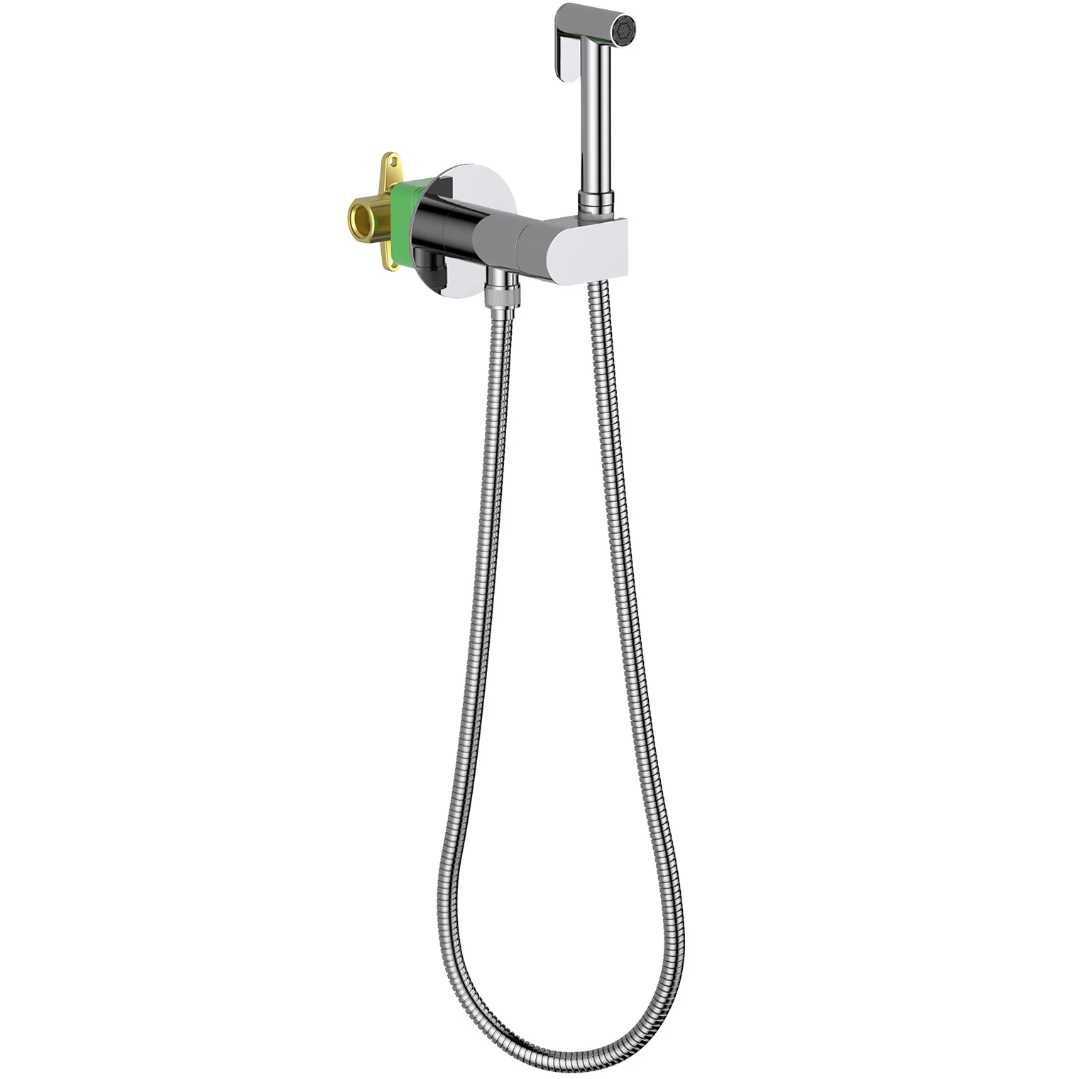 Смеситель встроенный с гигиеническим душем Timo Caisa Chrome, 9137/00SM