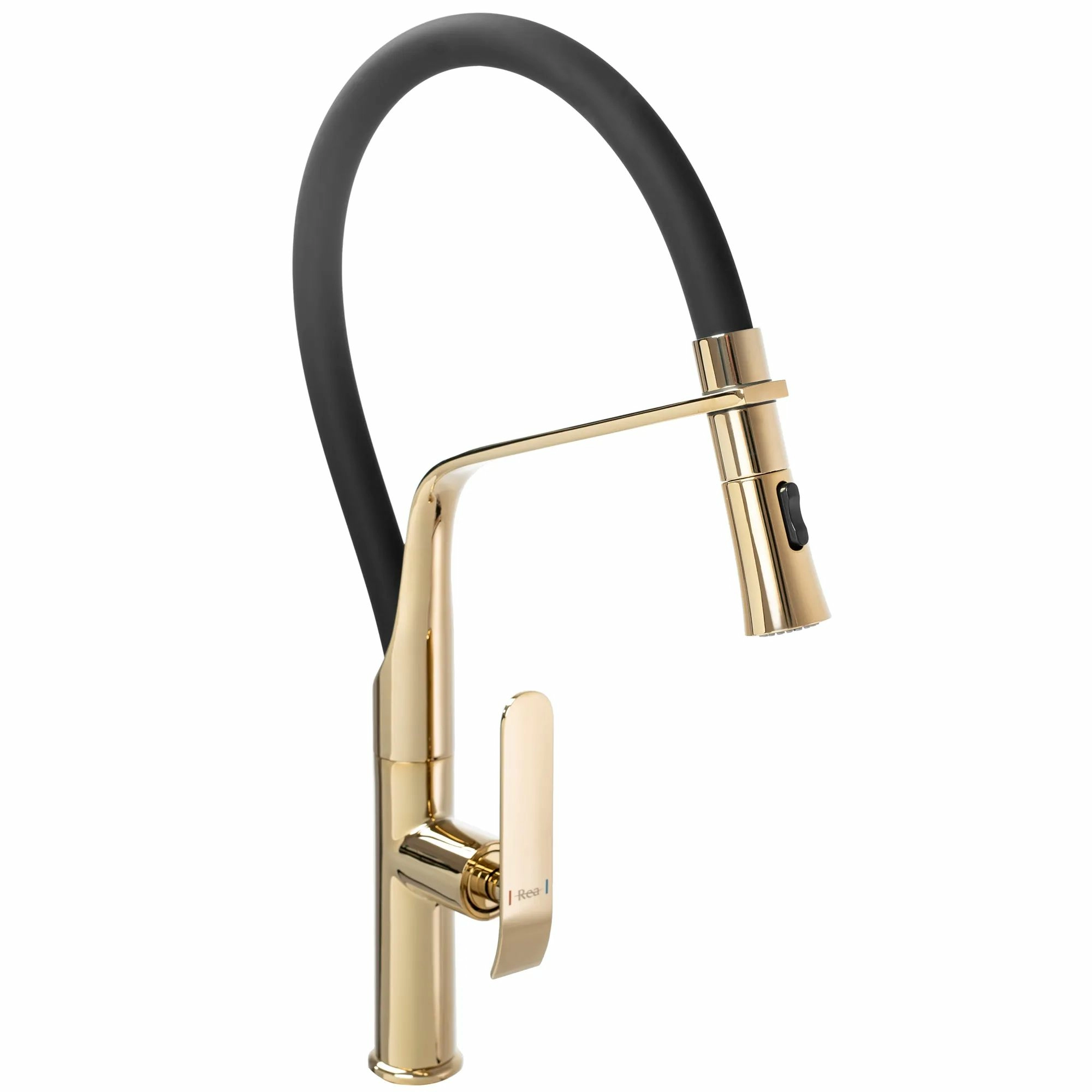 Смеситель для кухни Rea Castor Black/L.Gold, REA-B6936