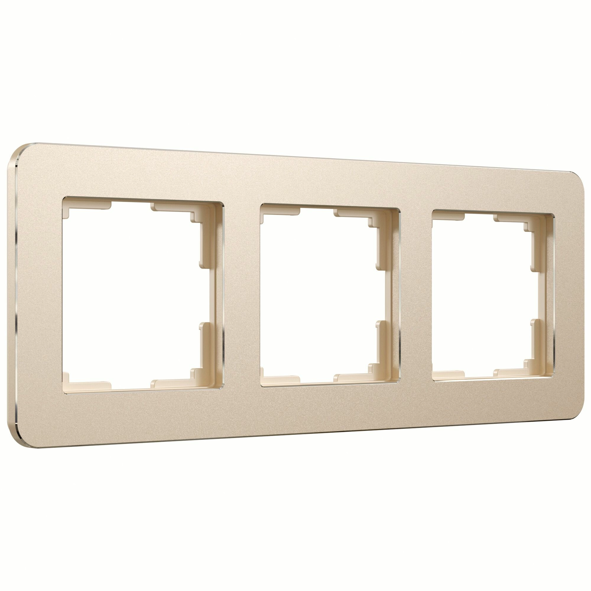 Рамка на 3 поста Werkel Platinum W0032611 (шампань)