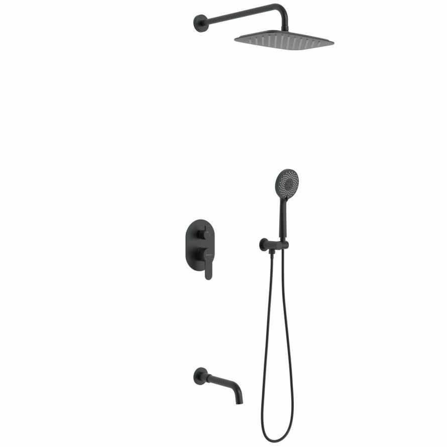 Душевой комплект Berges Ventas 3O Black, 073010