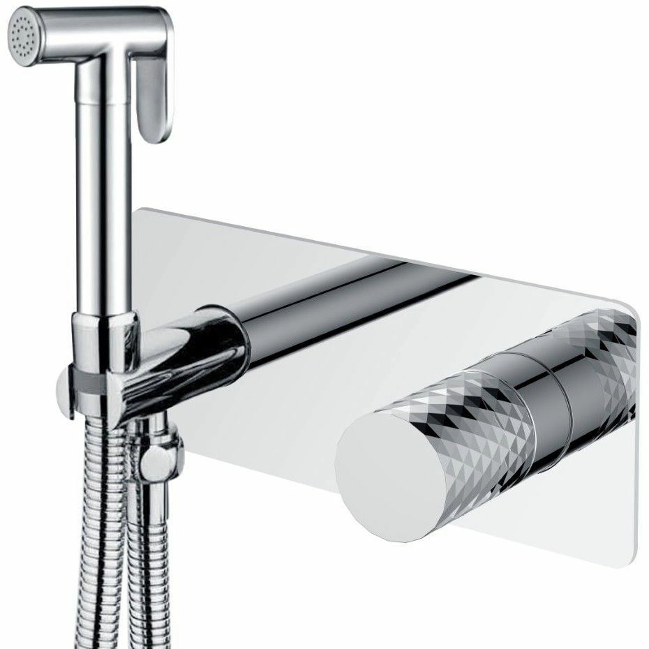 Смеситель гигиенический Boheme Stick Diamond Chrome, 127-CRCR
