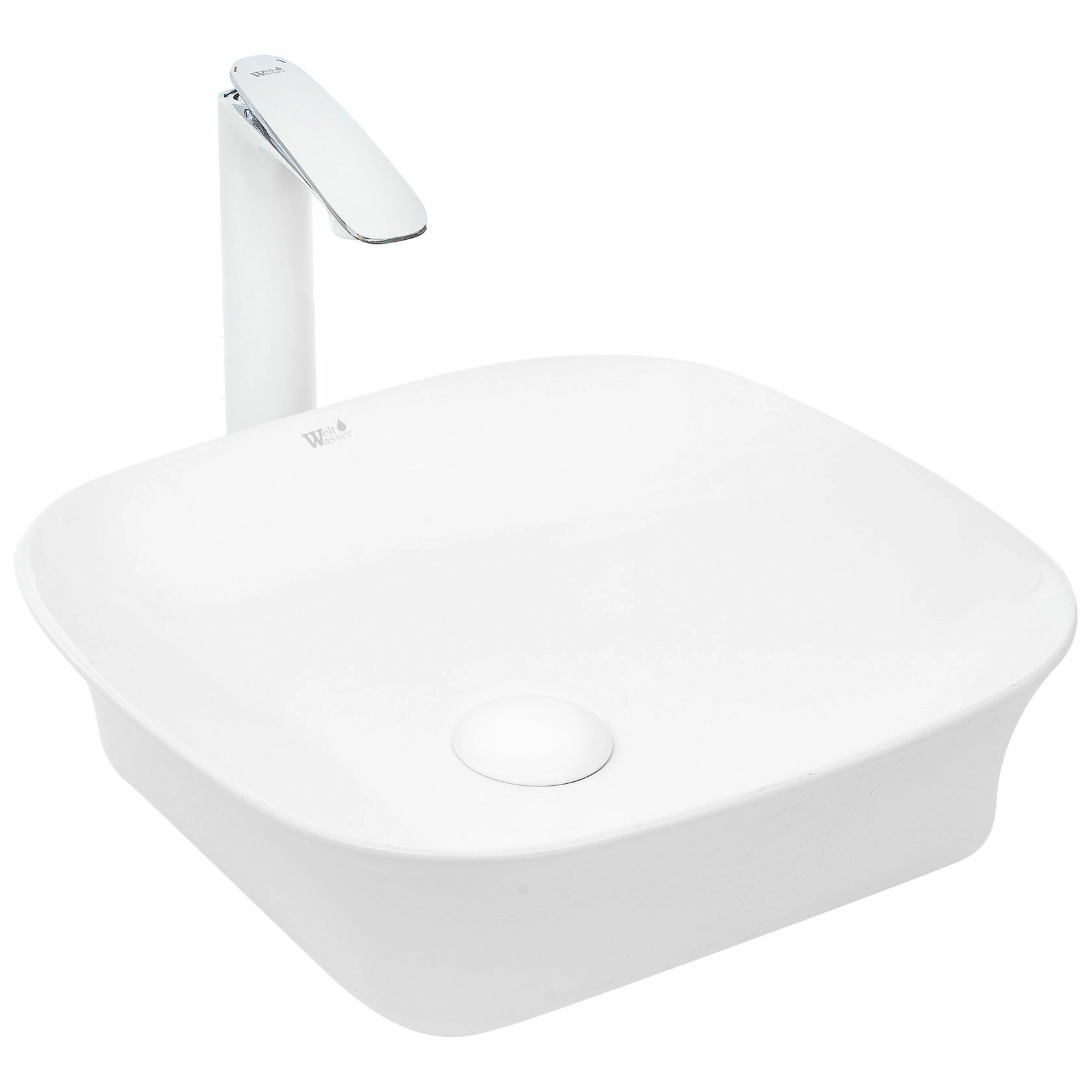 Раковина накладная WeltWasser 40x40, WW ELBACH 2245