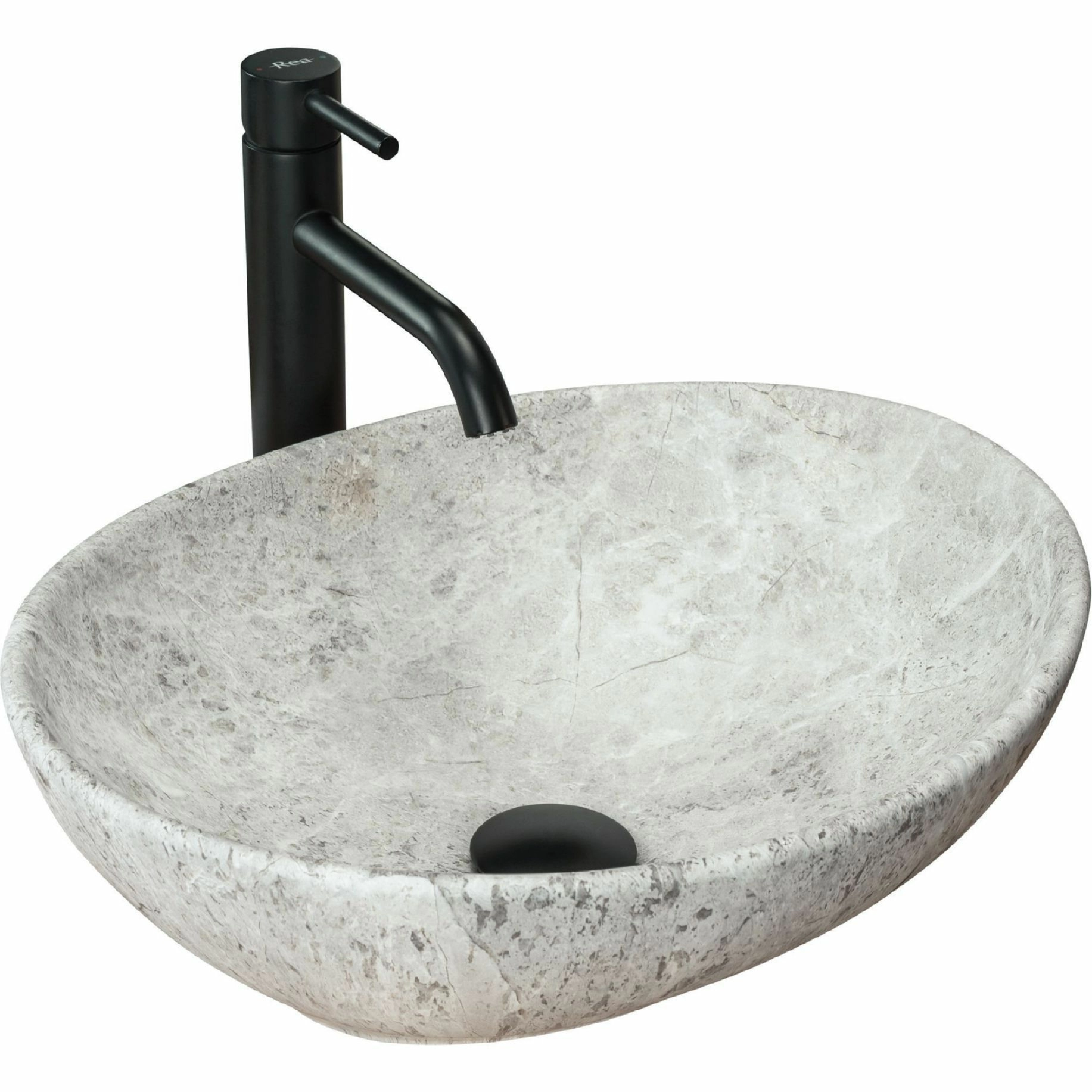 Умывальник Rea Sofia Light Stone 41x34.5, REA-U0165