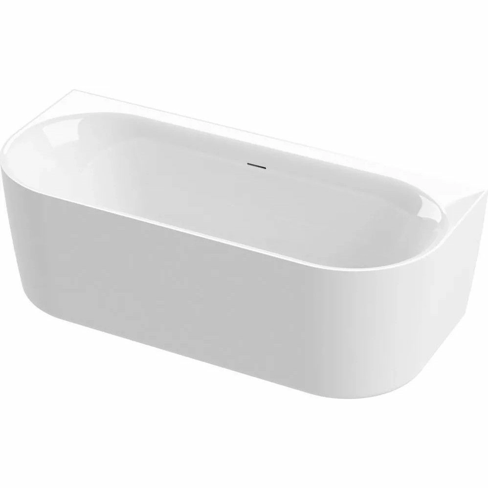 Акриловая ванна отдельностоящая Cezares Metauro Int Wall 180x80, METAURO-INT-Wall-180-80-60
