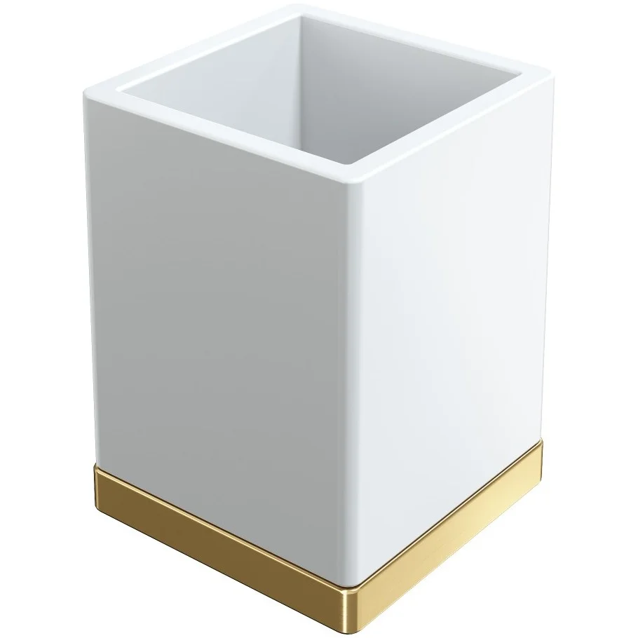 Стакан настольный Boheme Qubic Matt Gold, 10961-MG