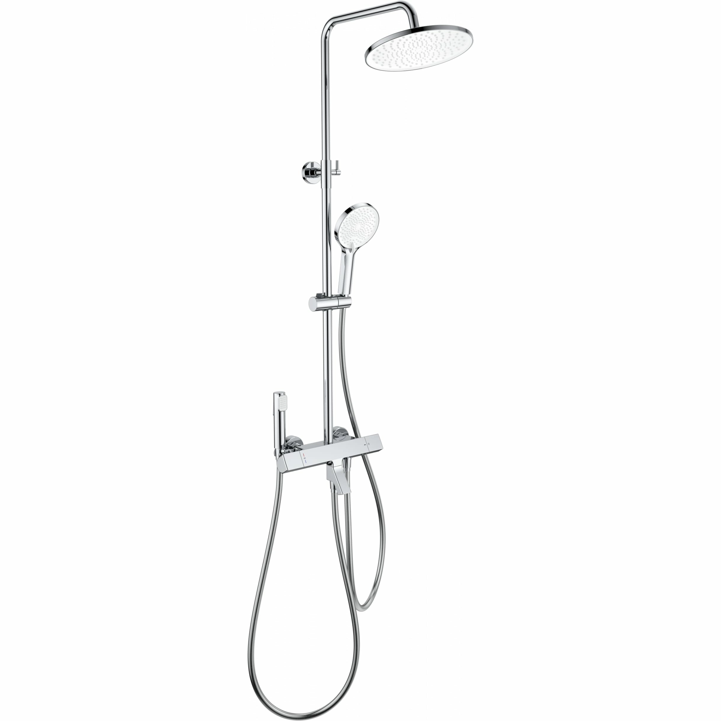 Душевая система с термостатом Wonzon & Woghand хром, WW-B3094-CR