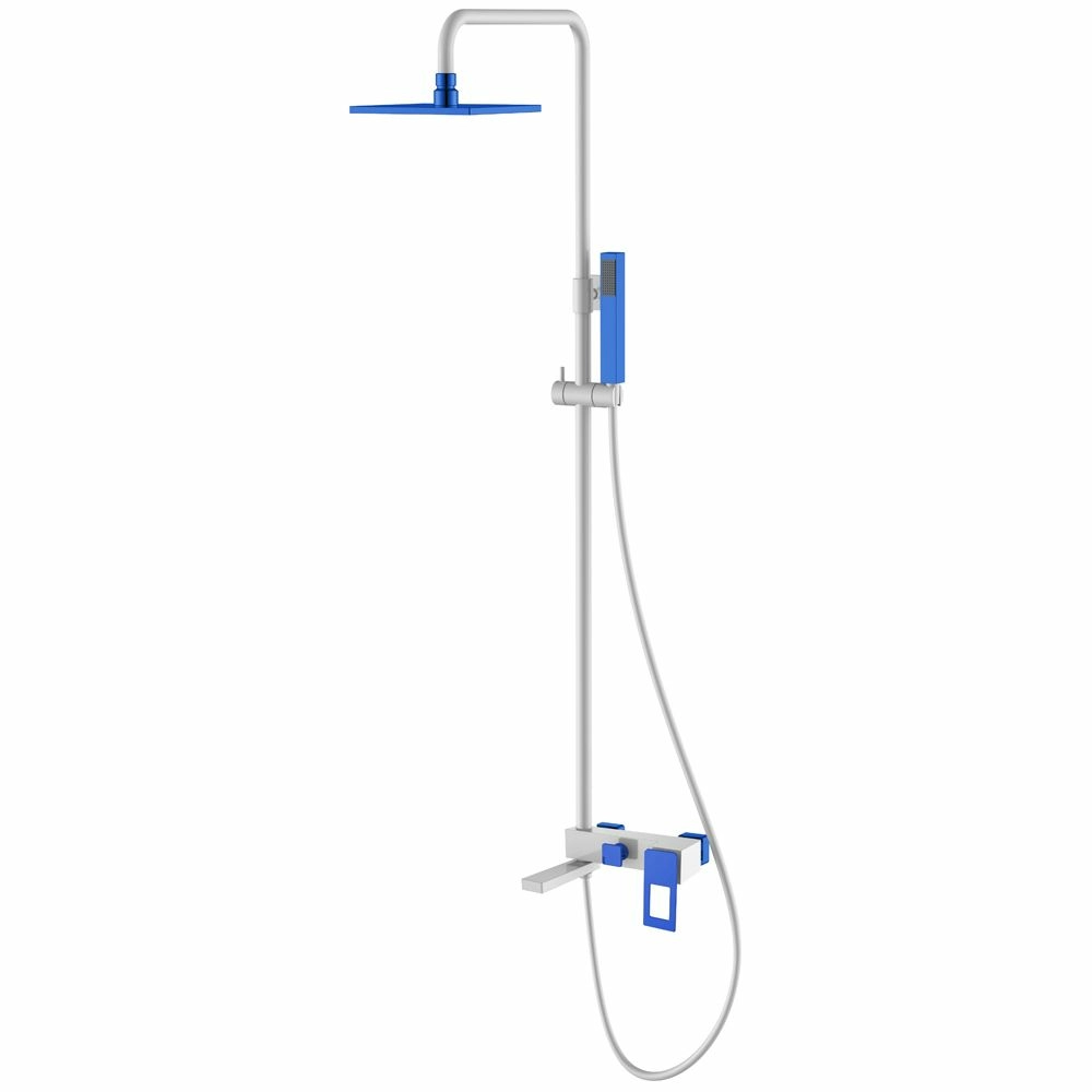 Стойка для душа Boheme Q White/Ultramarine, 148-WUW