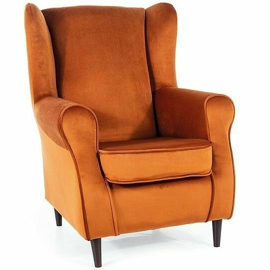 Кресло Signal Baron Velvet Bluvel 4215 корица/венге, BARONV4215
