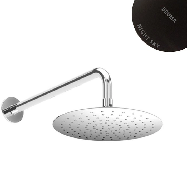 Душевая лейка Ø250 мм с настенным держателем Bruma BlueR 145 526 4NS Night Sky, 1455264NS