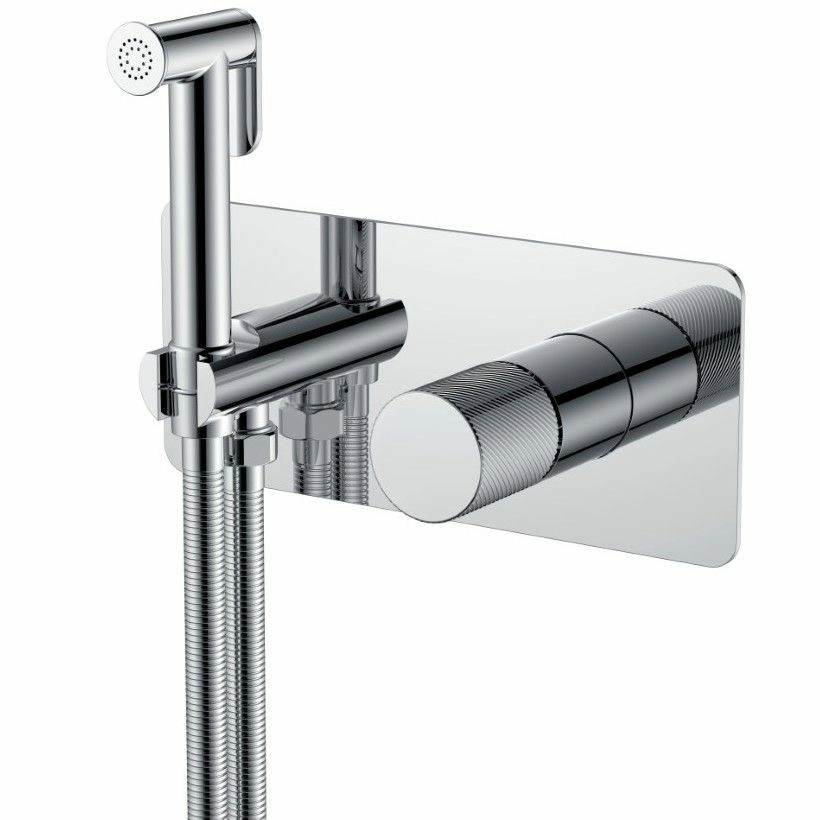 Смеситель гигиенический Boheme Stick Spirale Chrome, 127-CRCR.4