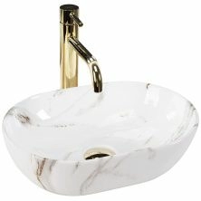 Умывальник Rea Amelia Mini Aiax Shiny 38x26, REA-U9107