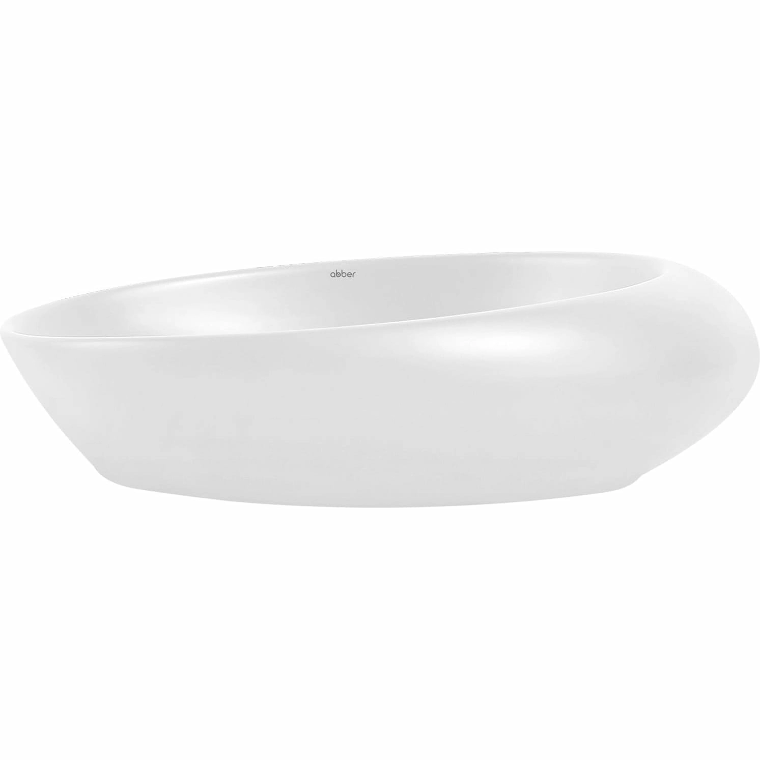 Раковина накладная Abber Bequem 49x31 AC2107 белая
