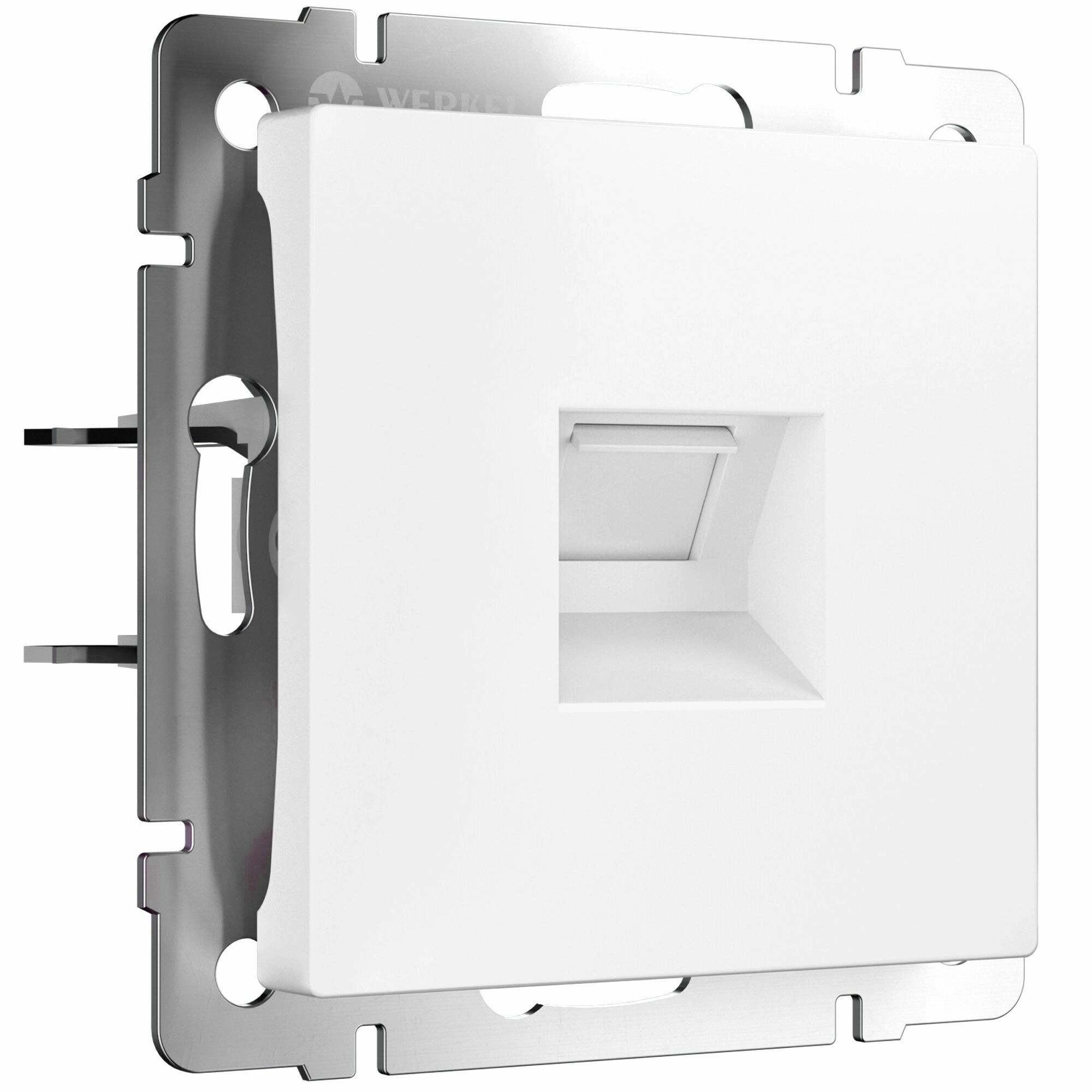 Розетка Ethernet RJ-45 Werkel W1181061 (белый матовый)