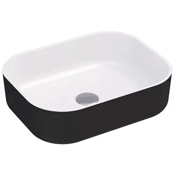 Раковина Good Door Solid Surface Colo 45x35 черная, РВ00004