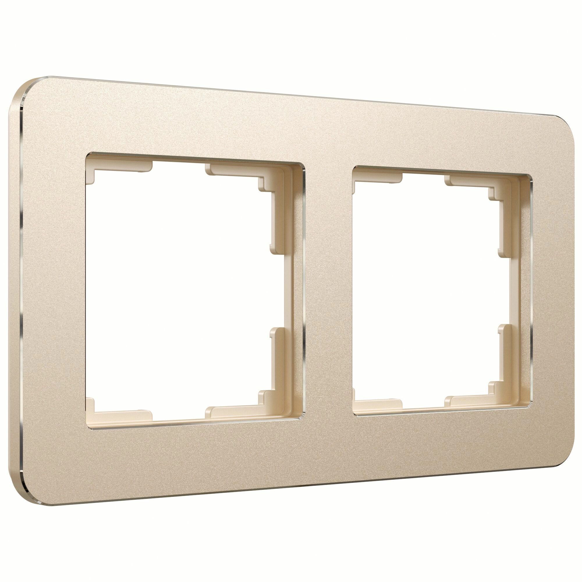 Рамка на 2 поста Werkel Platinum W0022611 (шампань)