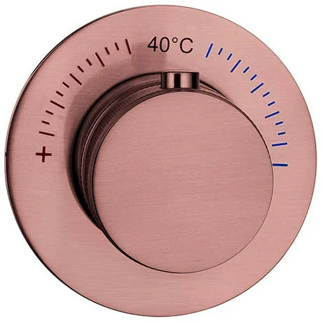 Смеситель встраиваемый термостат на 1 источник Boheme Uno Copper Brushed, 627-T-CB