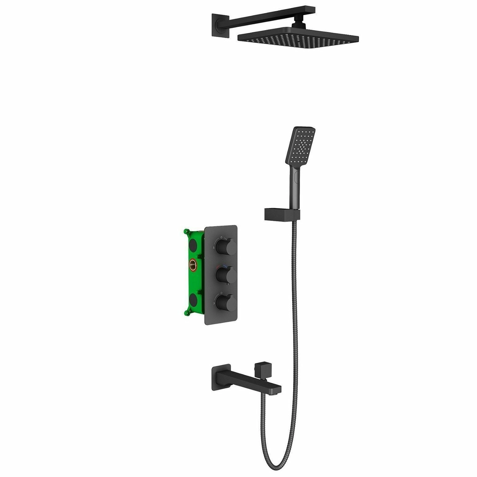 Душевая система Timo Petruma Black, SX-5149/03SM