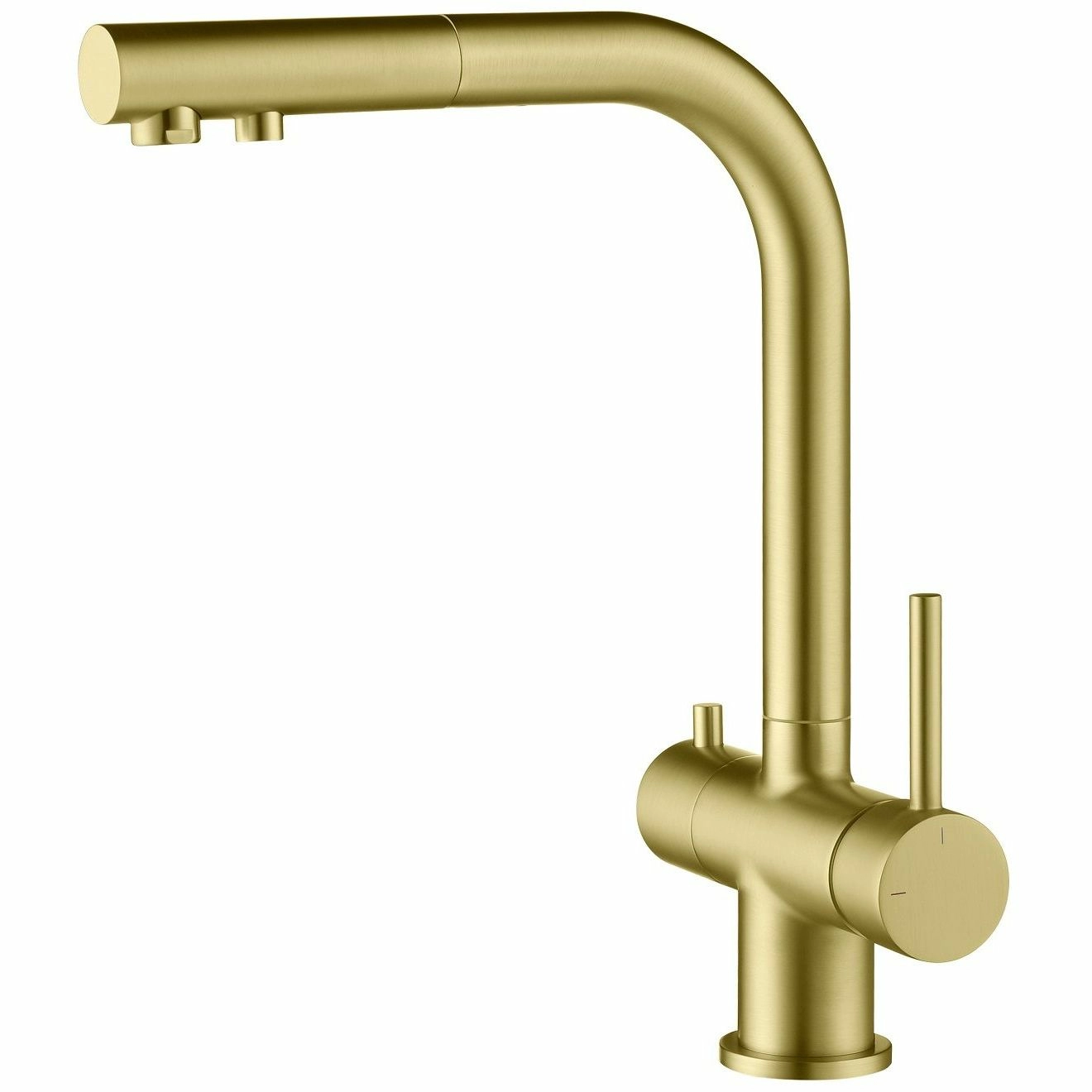 Смеситель для кухни Timo Saona Brushed Gold, 2356/17FL
