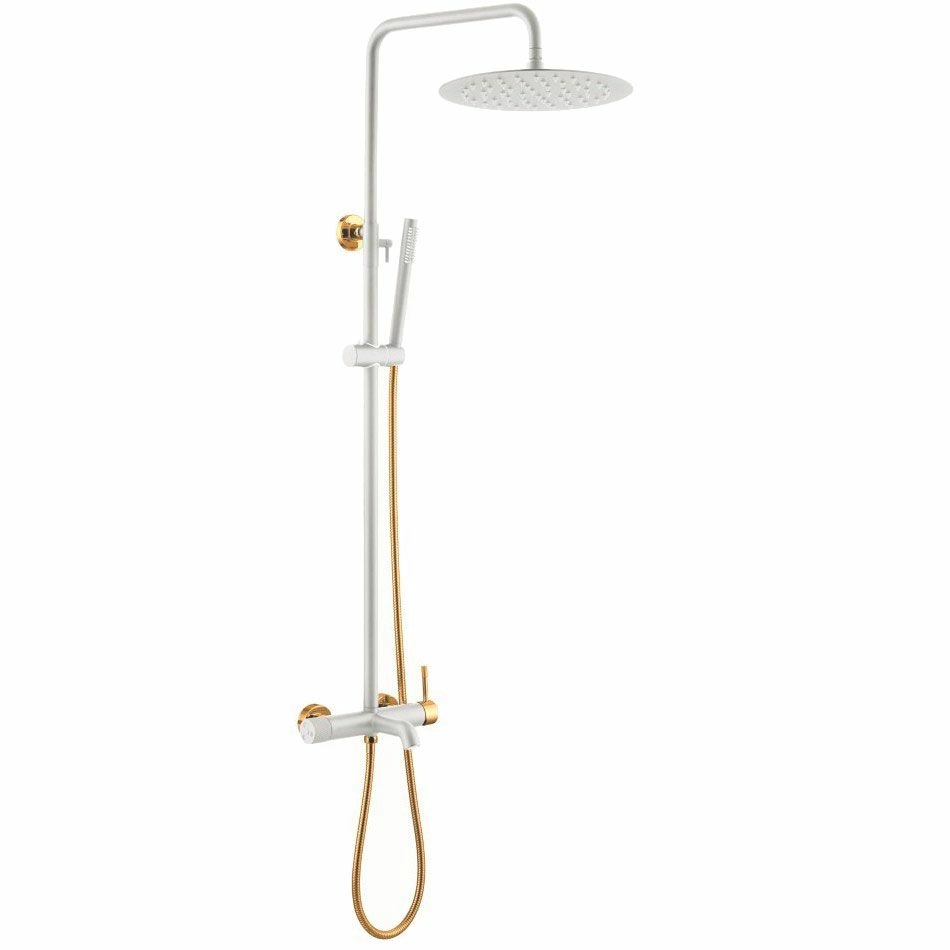 Стойка для душа Boheme Uno White/Gold, 468-WG