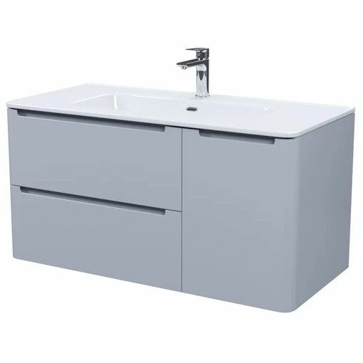 Тумба с умывальником подвесная 100 см Iddis Edifice, EDI10L0i95K